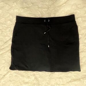 Croft & Barrow 2 pair Skorts Activewear,  Draw String, W/Pockets, Black & Blue
